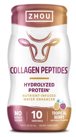 Image of Collagen Peptides Water Enhancer Liquid Tropical Berry
