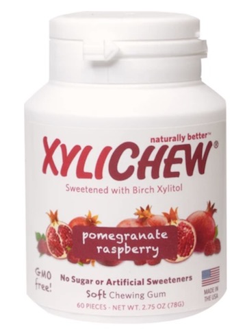 Image of XyliChew Gum Jar Pomegranate Raspberry