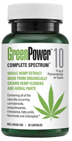 Image of GreenPower 10 mg (Whole Hemp Extract)