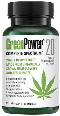 Image of GreenPower 20 mg (Whole Hemp Extract)
