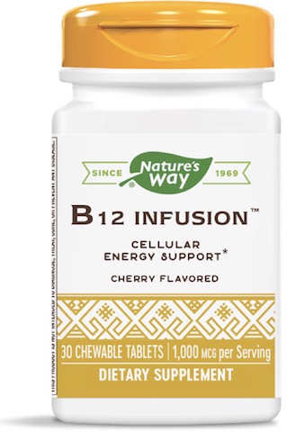 Image of B12 Infusion 1000 mcg Chewable Cherry