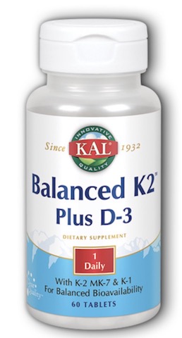 Image of Balanced K2 Plus D3 100/10 mcg