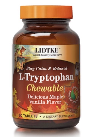 Image of L-Tryptophan Chewable Maple Vanilla