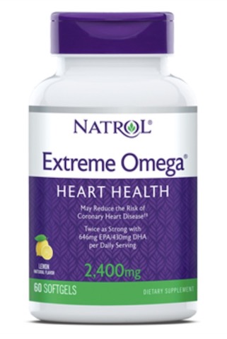 Image of Extreme Omega 2400 mg Softgel Lemon