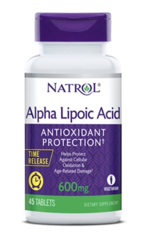 Image of Alpha Lipoic Acid 600 mg Tablet Time Release