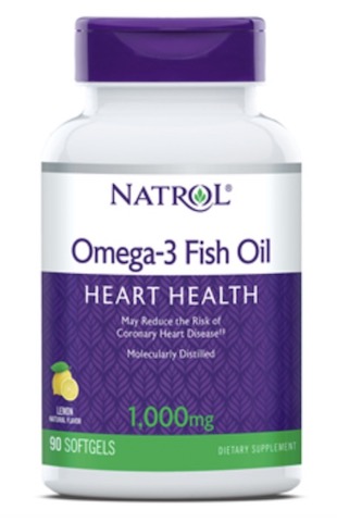 Image of Omega-3 Fish Oil 1000 mg Softgel Lemon