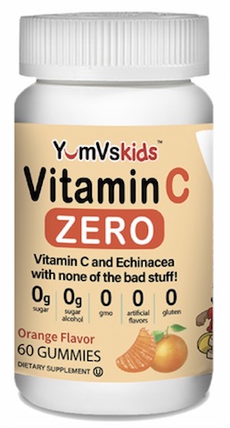 Image of Kids Zero Vitamin C with Echinacea Gummies Orange