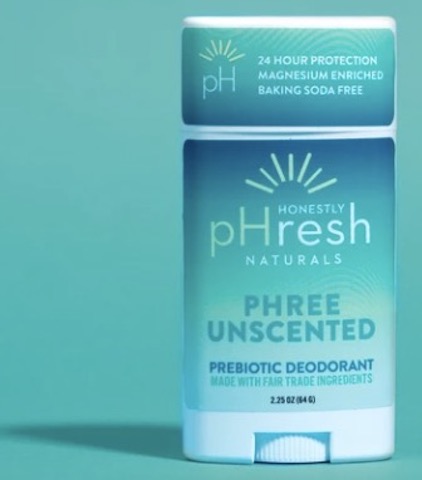 Image of Deodorant Stick Women pHree Unscented Prebiotic