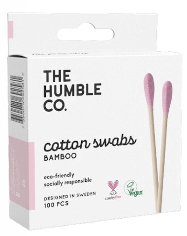 Image of Cotton Swabs Bamboo Purple