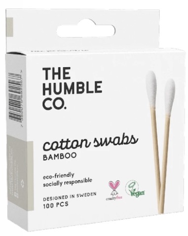 Image of Cotton Swabs Bamboo White