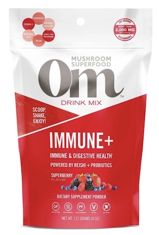 Image of Immune + Mushroom Blend Drink Mix Superberry