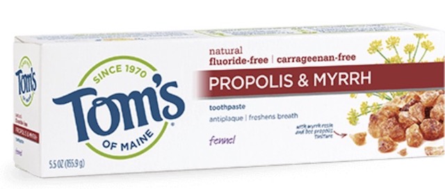 Image of Toothpaste Propolis & Myrrh (Fluoride-Free) Fennel