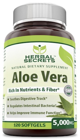 Image of Herbal Secrets Aloe Vera 5000 mg Softgel