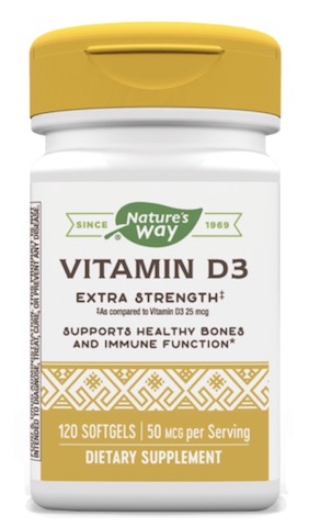 Image of Vitamin D3 50 mcg (2000 IU) Extra Strength