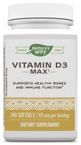 Image of Vitamin D3 Max 125 mcg (5000 IU)