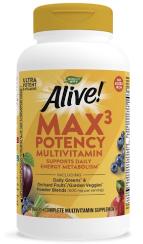 Image of Alive! Max3 MultiVitamin (no Iron Added)