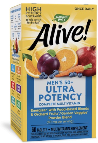 Image of Alive! Ultra Potency Once Daily Multivitamin Men's 50+