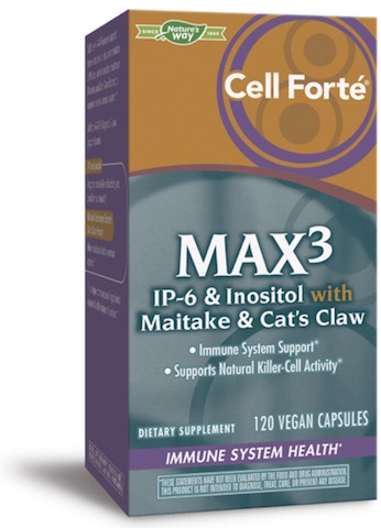 Image of Cell Forte MAX3 IP-6 & Inositol plus Maitake & Cat's Claw