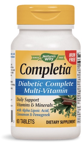 Image of Completia Diabetic MultiVitamin (Iron Free)