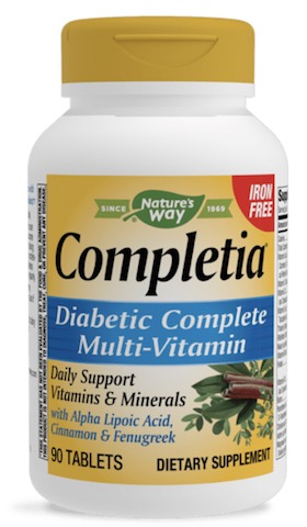 Image of Completia Diabetic MultiVitamin (Iron Free)