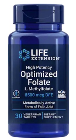 Image of High Potency Optimized Folate L-Methylfolate 8500 mcg DFE