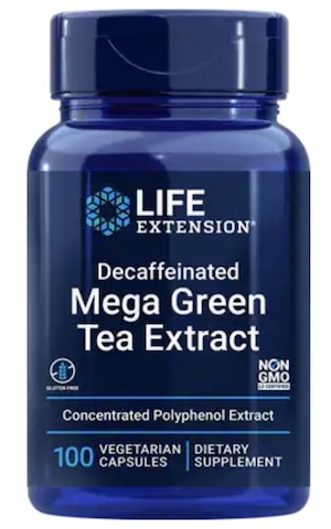 Image of Mega Green Tea Extract 725 mg DECAFFEINATED