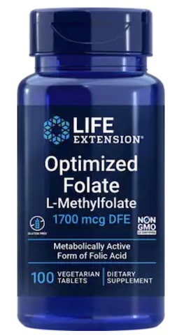 Image of Optimized Folate (L-Methylfolate) 1700 mcg DFE