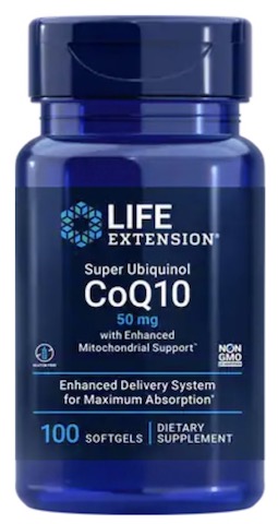 Image of Super Ubiquinol CoQ10 50 mg with Enhanced Mitochondrial Support