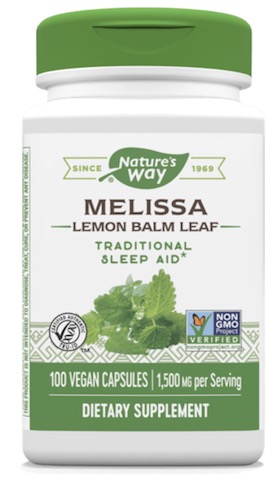 Image of Melissa Lemon Balm Leaf 500 mg