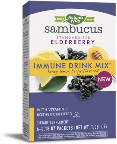 Image of Sambucus Immune Drink Mix Powder Honey Lemon Berry