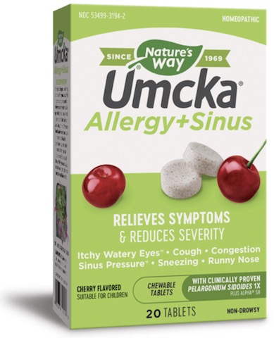 Image of Umcka Allergy & Sinus Chewable