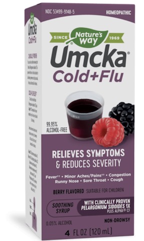 Image of Umcka Cold & Flu Syrup Berry