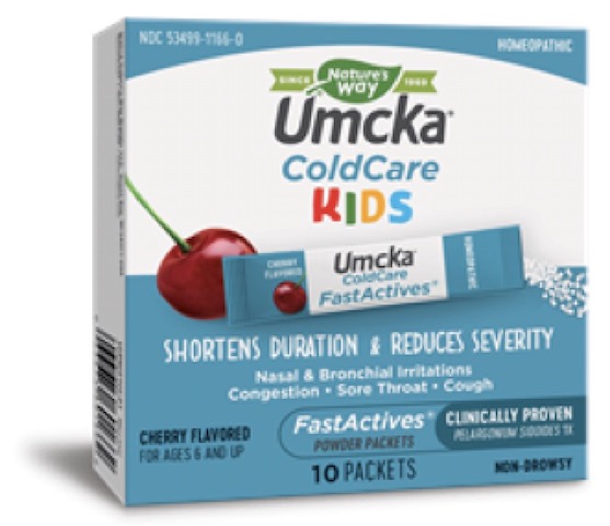 Image of Umcka Cold Care KIDS FastActives Powder Cherry