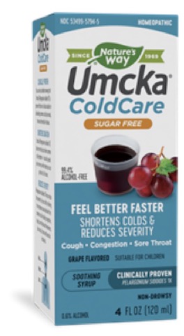 Image of Umcka Cold Care Syrup Grape Sugar Free