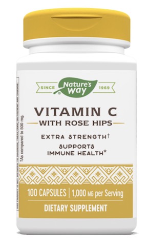 Image of Vitamin C with Rose Hips Extra Strength 1000/25 mg