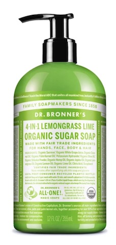 Image of Sugar Soap Liquid Organic Lemongrass & Lime