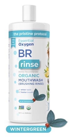 Image of BR Organic Mouthwash (Brushing Rinse) Wintergreen