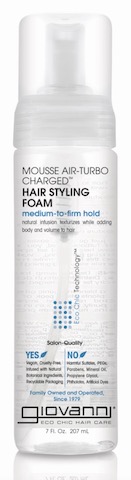 Image of Eco Chic Hair Mousse Air Turbocharged Hair Styling Foam
