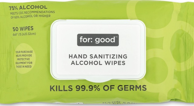 Image of FOR: GOOD Hand Sanitizing Alcohol Wipes