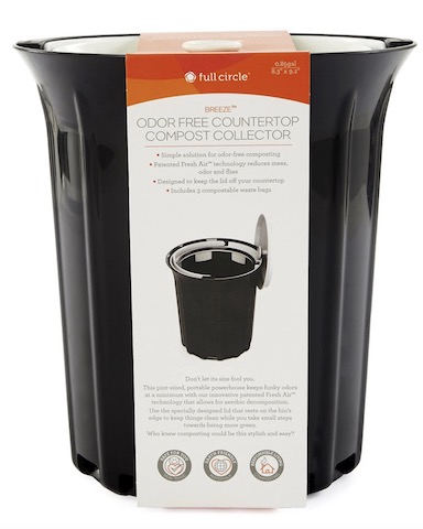 Image of BREEZE Odor-Free Countertop Compost Collector