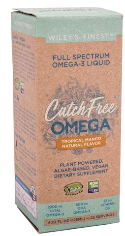 Image of Catch Free Omega-3 Liquid Vegan Tropical Mango