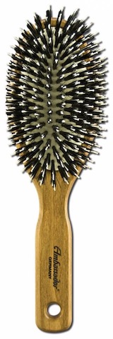 Image of Ambassador Hairbrush Oval Wood Pneumatic (5570)