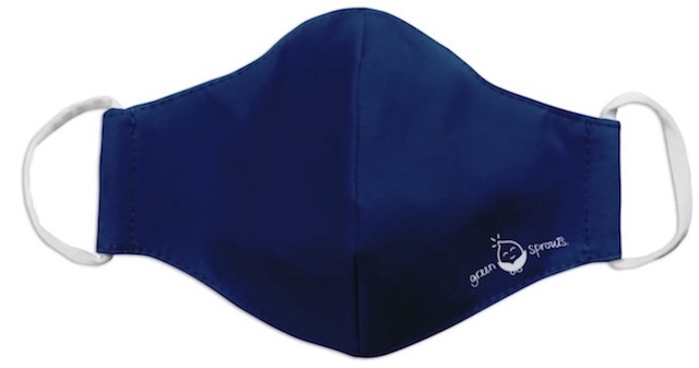 Image of Reusable Mask Adult Large Navy
