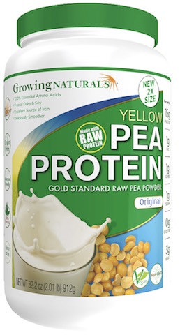 Image of Pea Protein Powder Raw Original Unflavored
