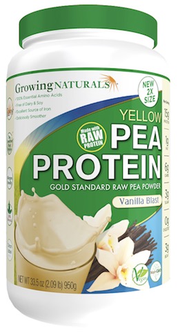 Image of Pea Protein Powder Raw Vanilla