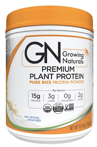 Image of Premium Plant Protein Rice Protein Powder Organic Original Unflavored