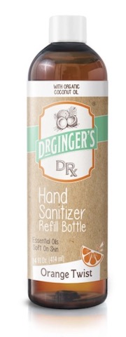 Image of Hand Sanitizer with Coconut Oil Orange Twist