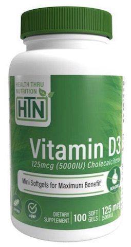 Image of Vitamin D3 125 mcg (5000 IU)