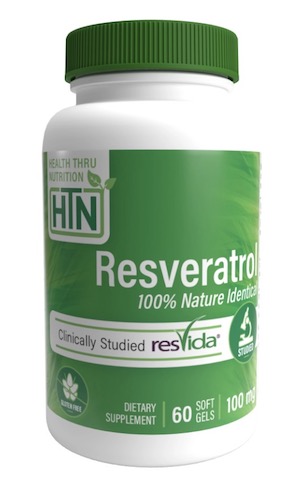 Image of Resveratrol 100 mg (ResVida)