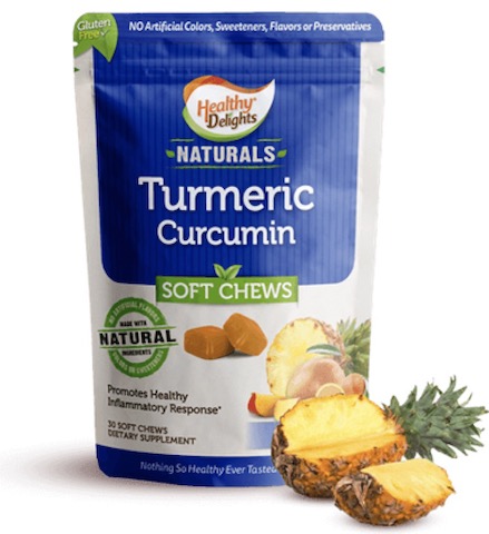 Image of Turmeric Curcumin 100 mg Soft Chews Tropical Fruit